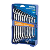 Kincrome Ratcheting Open End Gear Spanner Set 12 Piece - Metric | K3099
